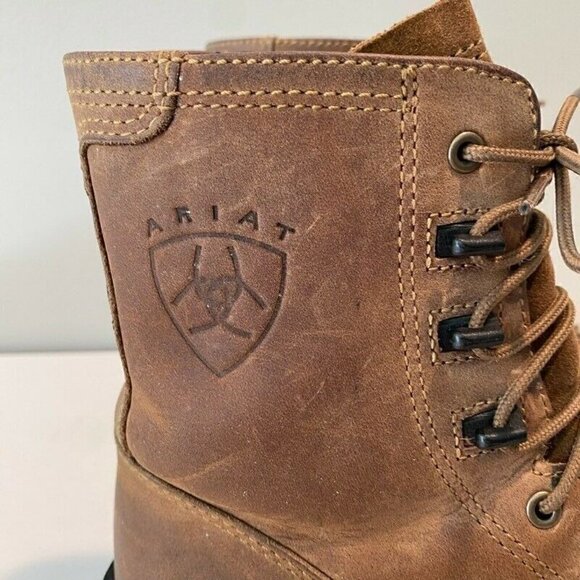 Ariat Heritage Lacer ll Western Boots Brown Leather 8 - Picture 10 of 10